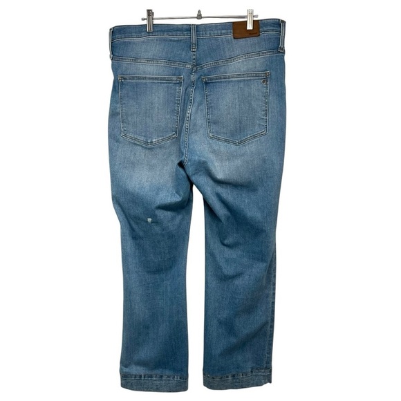 Madewell Cali Demi Boot Medium Wash Stretch Denim Jeans Women’s 32 - Picture 6 of 15